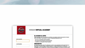 What Nissanvirtualacademy.com.mx website looked like in 2019 (4 years ago)