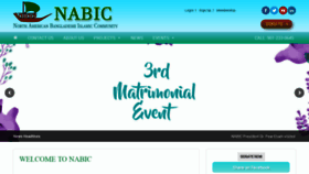 What Nabic.org website looked like in 2019 (4 years ago)