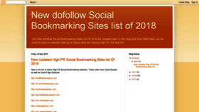 What New-updated-socialbookmarking-sites.blogspot.in website looked like in 2019 (4 years ago)
