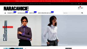 What Naracamicie-online.com website looked like in 2019 (4 years ago)