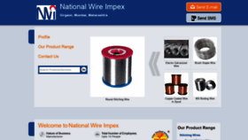 What Nationalwireimpex.com website looked like in 2019 (4 years ago)