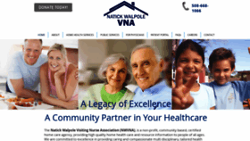 What Natickvna.org website looked like in 2019 (4 years ago)