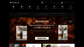 What Nespresso.co.id website looked like in 2019 (4 years ago)