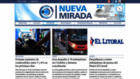 What Nuevamiradacorrientes.com website looked like in 2019 (4 years ago)