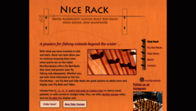 What Niceflyrodrack.com website looked like in 2019 (4 years ago)