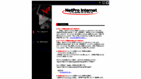 What Netpro.ne.jp website looked like in 2019 (4 years ago)