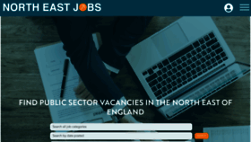 What Northeastjobs.org.uk website looked like in 2019 (4 years ago)