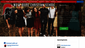 What Newhopechristian.net website looked like in 2019 (4 years ago)
