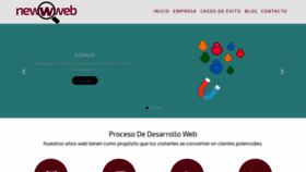 What Newwweb.com.mx website looked like in 2019 (4 years ago)