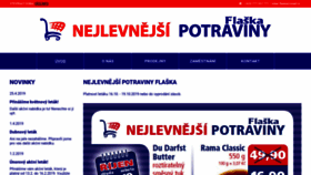 What Nejlevnejsipotraviny.eu website looked like in 2019 (5 years ago)