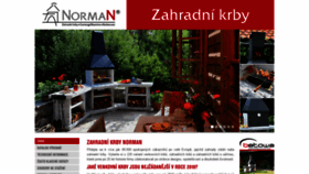 What Norman-cz.cz website looked like in 2019 (4 years ago)