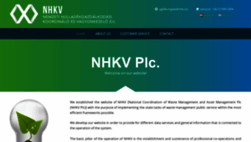 What Nhkv.hu website looked like in 2019 (4 years ago)