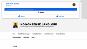 What Nononsenselandlord.com website looked like in 2019 (4 years ago)