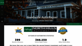 What Northhillsauto.com website looked like in 2019 (4 years ago)
