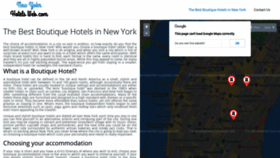 What Newyorkhotelsweb.com website looked like in 2019 (4 years ago)