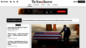 What Newsobserver.com website looked like in 2019 (4 years ago)