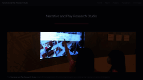 What Narrativeandplay.org website looked like in 2019 (4 years ago)