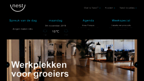 What Nestwerkplekken.nl website looked like in 2019 (4 years ago)