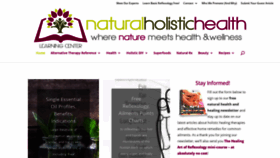 What Natural-holistic-health.com website looked like in 2019 (4 years ago)