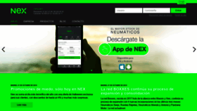 What Nex.es website looked like in 2019 (4 years ago)