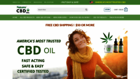 What Naturescbdoil.com website looked like in 2019 (4 years ago)