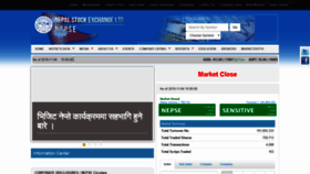 What Nepalstock.com website looked like in 2019 (4 years ago)