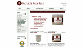 What Naturessheabulk.com website looked like in 2019 (4 years ago)