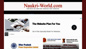 What Naukri-world.com website looked like in 2019 (4 years ago)