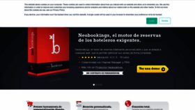 What Neobookings.com website looked like in 2019 (4 years ago)