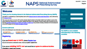 What Naps.org.au website looked like in 2019 (4 years ago)