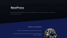 What Newpress.co website looked like in 2019 (4 years ago)