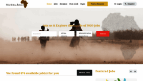 What Ngojobsinafrica.com website looked like in 2019 (4 years ago)