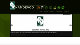 What Namdevco.com website looked like in 2019 (4 years ago)
