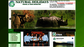 What Naturalholidays.in website looked like in 2019 (4 years ago)