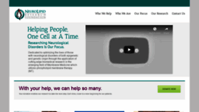 What Neurolipid.org website looked like in 2019 (5 years ago)