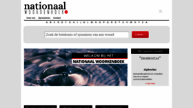 What Nationaalwoordenboek.nl website looked like in 2019 (4 years ago)