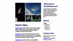 What Norimuster.com website looked like in 2019 (4 years ago)