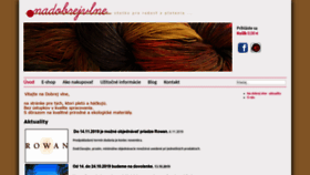 What Nadobrejvlne.sk website looked like in 2019 (4 years ago)
