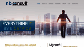 What Nbconsult.co website looked like in 2019 (4 years ago)