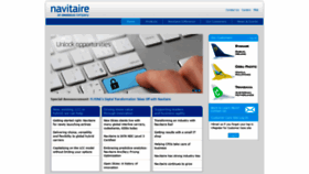 What Navitaire.com website looked like in 2019 (4 years ago)