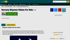 What Nursery-rhymes-videos-for-kids.soft112.com website looked like in 2019 (4 years ago)