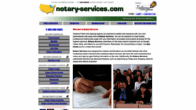 What Notary-services.com website looked like in 2019 (4 years ago)