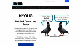 What Nyoug.org website looked like in 2019 (4 years ago)