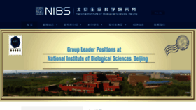 What Nibs.ac.cn website looked like in 2019 (4 years ago)