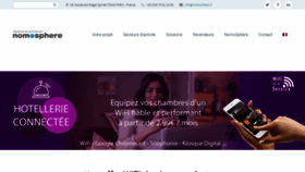 What Nomosphere.fr website looked like in 2019 (4 years ago)