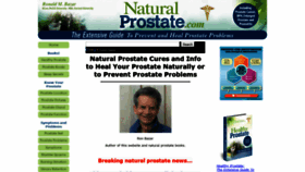 What Naturalprostate.com website looked like in 2019 (4 years ago)