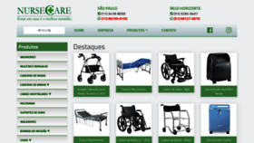 What Nursecare.com.br website looked like in 2019 (4 years ago)