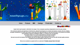 What Noveltycups.eu website looked like in 2019 (4 years ago)