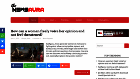 What Newsaura.com website looked like in 2019 (4 years ago)