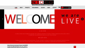 What Nidco.co.tt website looked like in 2019 (4 years ago)